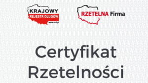 certyfikat rzetelności Datacomp